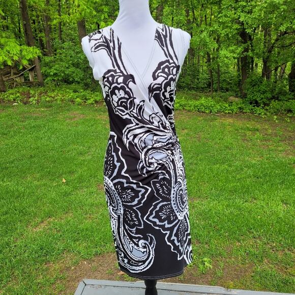 Joseph Ribkoff Sleeveless Wrap Style Dress size 8 - Picture 1 of 15